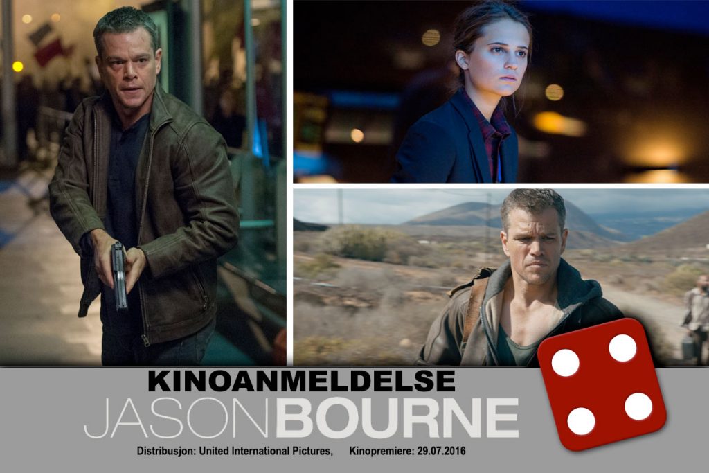 Jason Bourne fikk terningkast fire av KINOMAGASINETs anmelder.