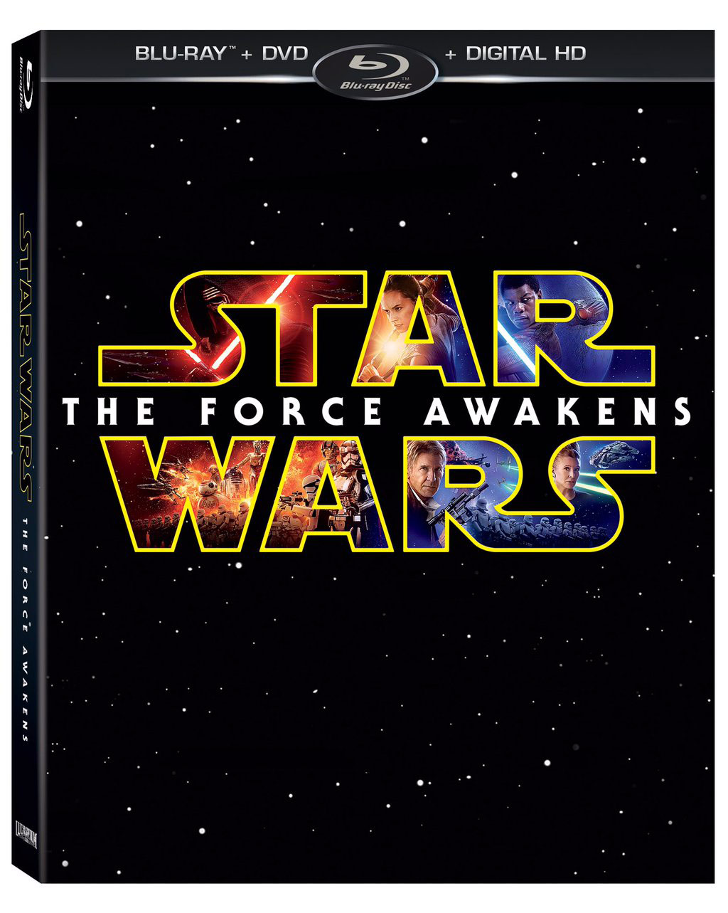 Omslaget på en spesialutgave av Star Wars: The Force Awakens.