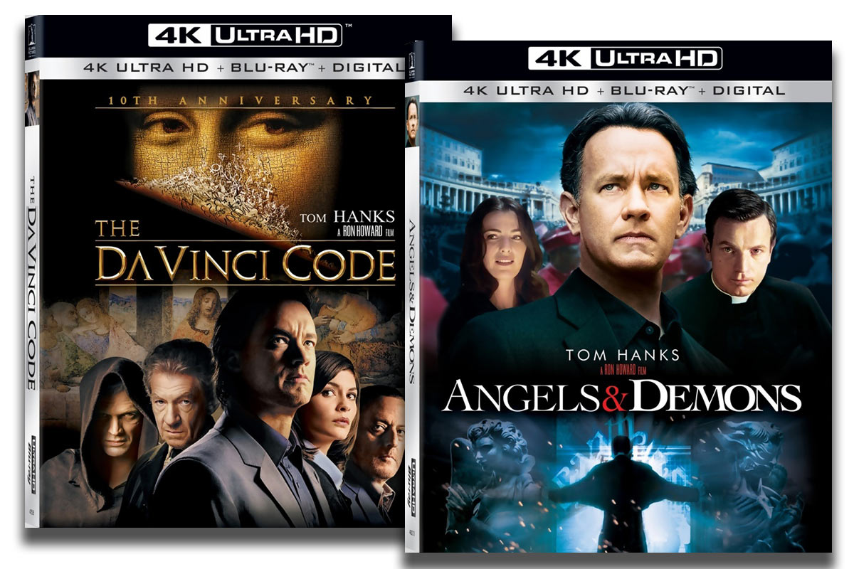 Dan Brown-filmatiseringene The Da Vinci Code (2006) og Angels & Demons (2009) er nå på UHD.